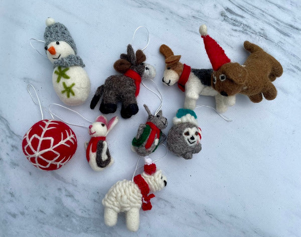 Hand Felted Nepal Ornaments Part 2