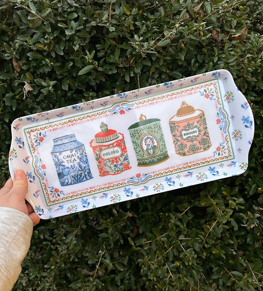 Tea Tins Tray