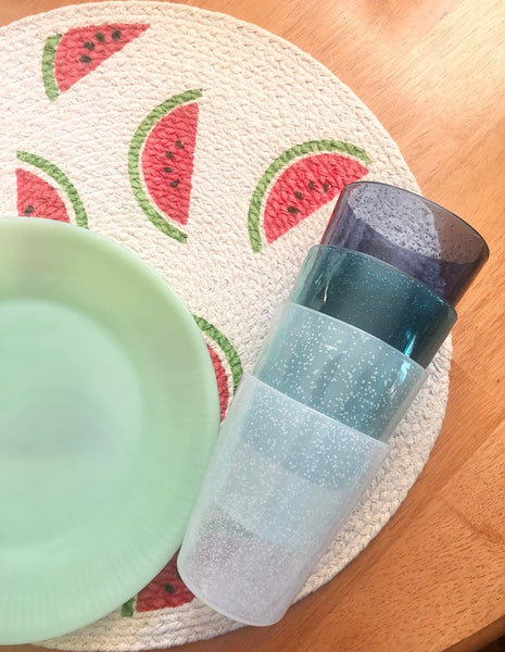 Watermelon Braided Placemat